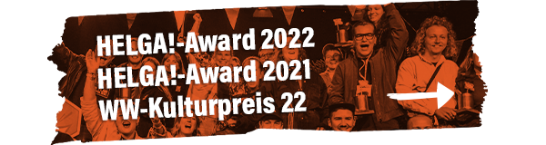 Freudige Gesichter über gewonnene Auszeichnungen. HELGA!-Award 2022, HELGA!-Award 2021, WW-Kulturpreis 22.