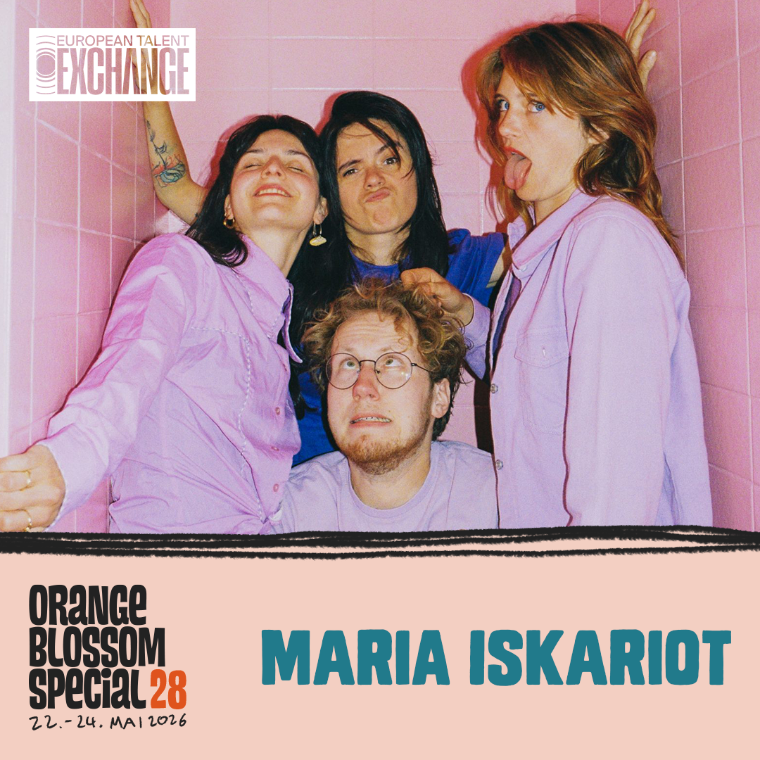 Dies ist das Foto der Band MARIA ISKARIOT, Credit Tina Lewis-Herbots.