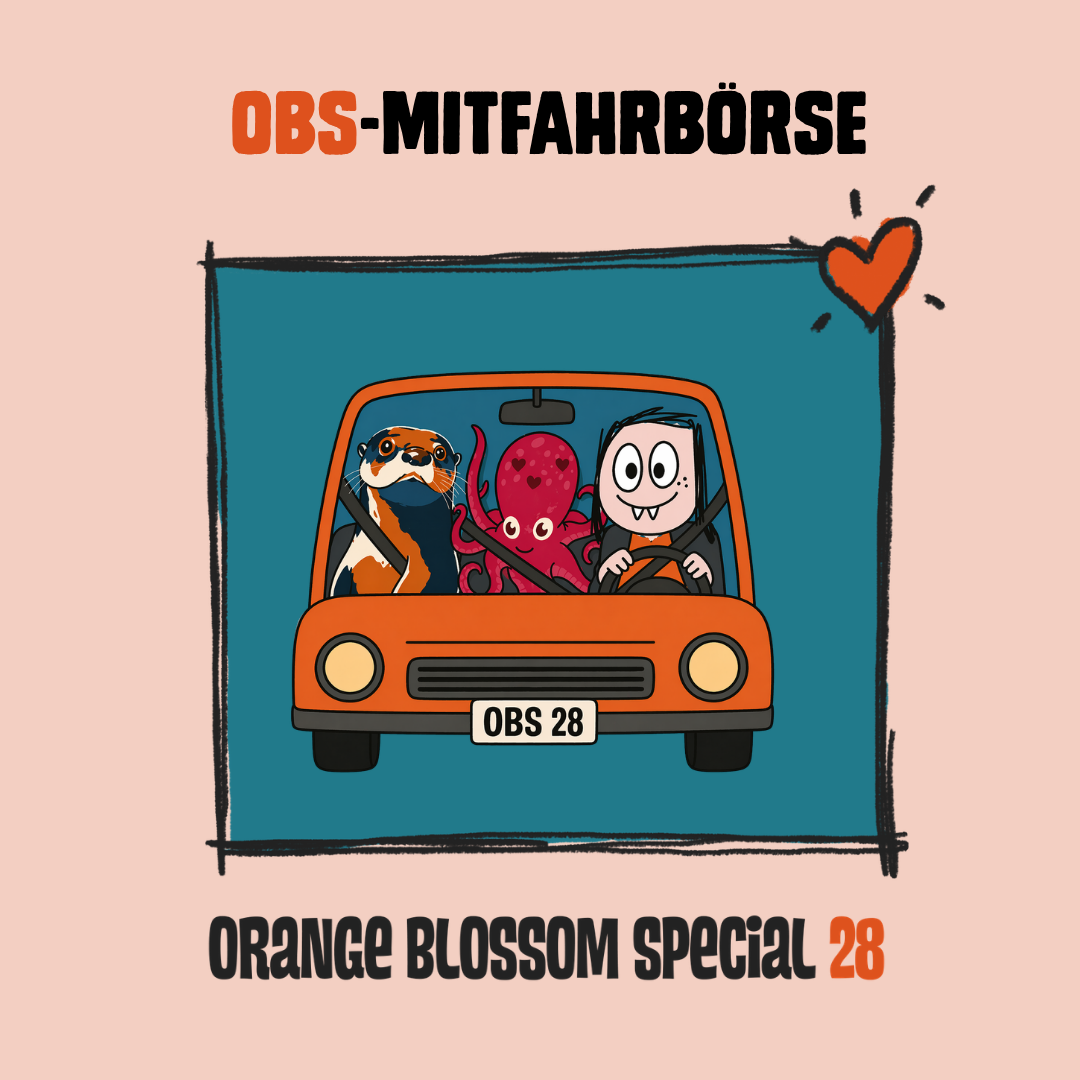 Dies ist die Grafik zur Veröffentlichung der OBS-Mitfahrbörse.