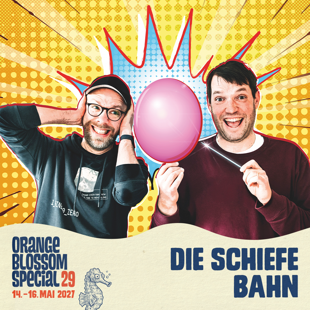 Dies ist das Pressefoto der Gruppe DIE SCHIEFE BAHN, Credit/Bearbeitung: Arne Kleinekathöfer/Sebastian Röttger