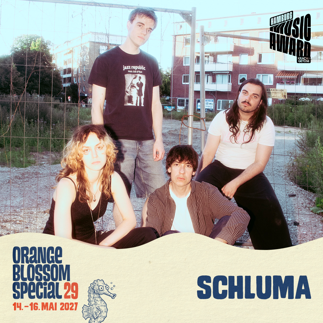 Dies ist das Pressefoto der Band schluma, Credit Penelope Garner.